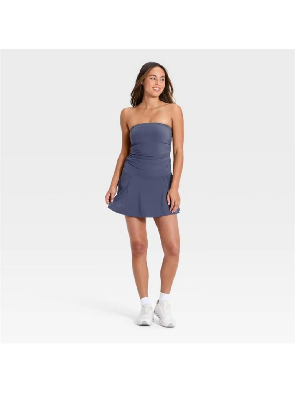 Women's Bandeau Active Dress - JoyLab Dark Blue - Large